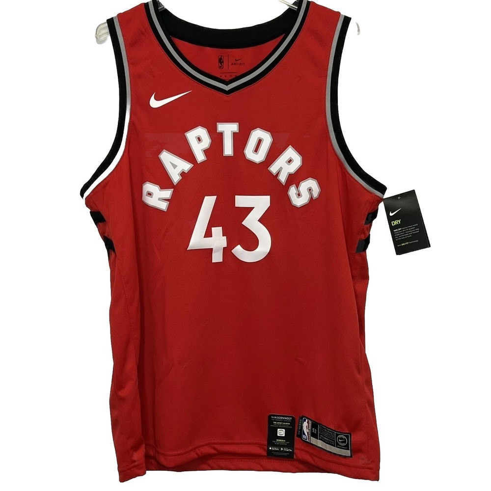 Toronto Raptor Pascal Siakam Nike Icon Wingman Game Jersey Basketball Size 52 XL